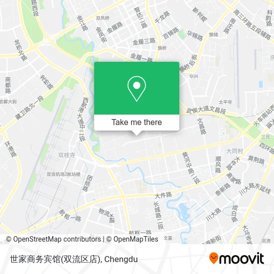 世家商务宾馆(双流区店) map