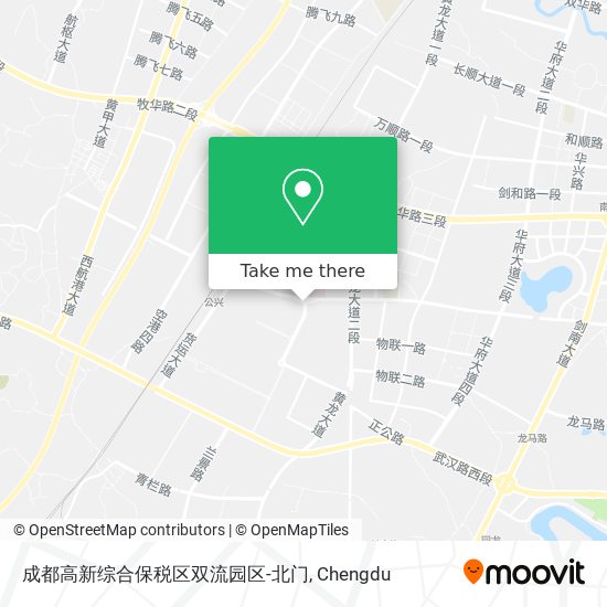 成都高新综合保税区双流园区-北门 map