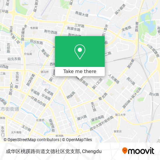 成华区桃蹊路街道文德社区党支部 map