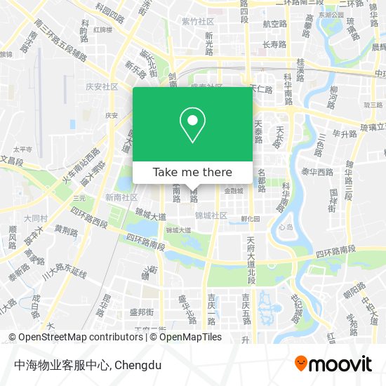 中海物业客服中心 map