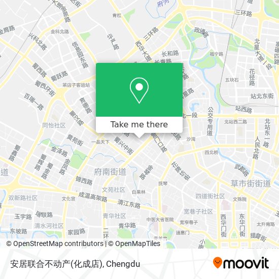 安居联合不动产(化成店) map