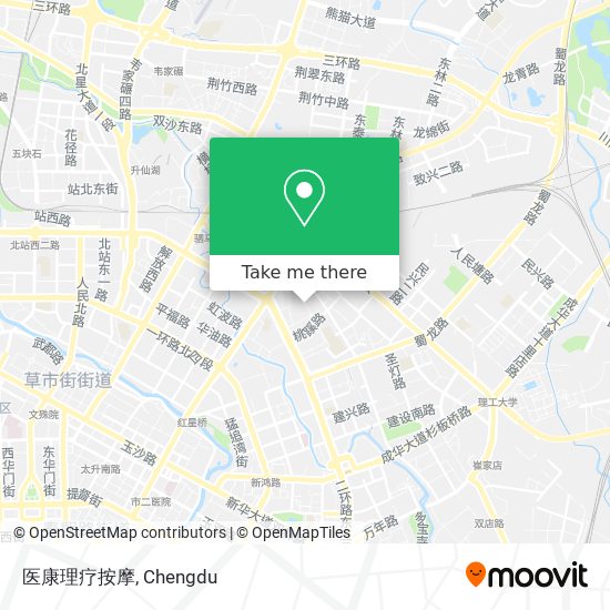 医康理疗按摩 map