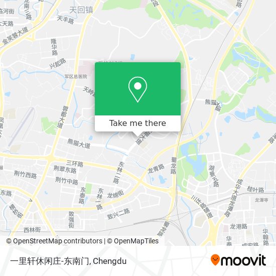 一里轩休闲庄-东南门 map
