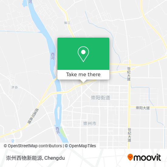 崇州西物新能源 map