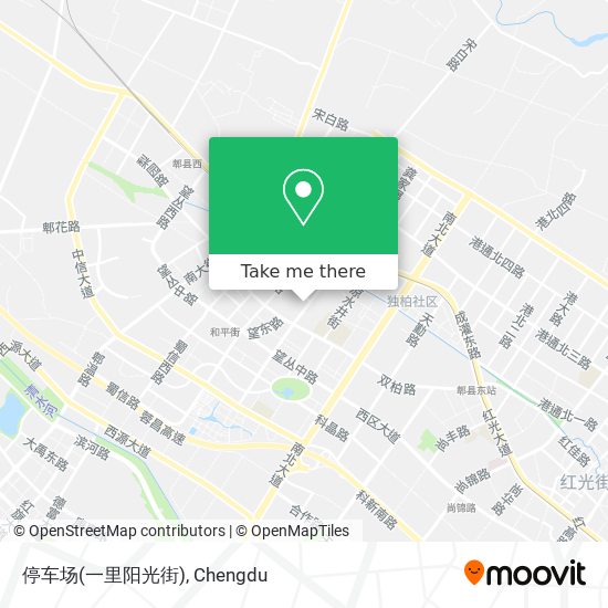 停车场(一里阳光街) map