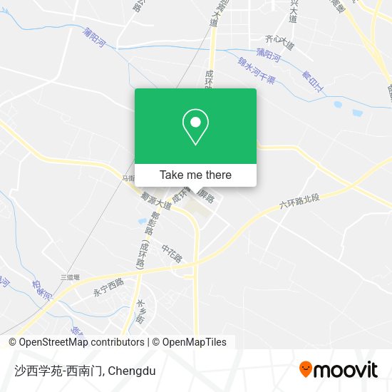 沙西学苑-西南门 map