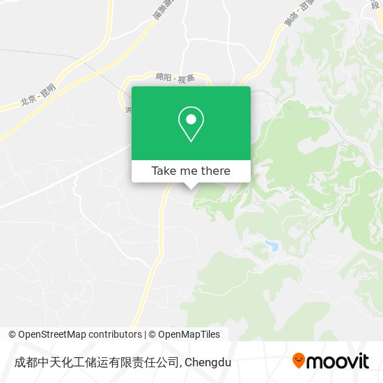 成都中天化工储运有限责任公司 map