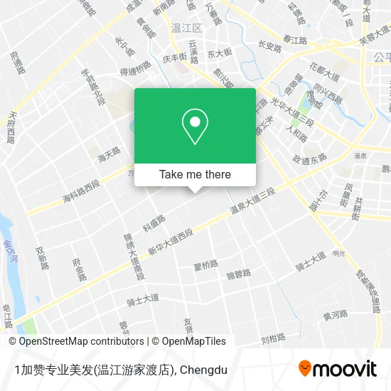 1加赞专业美发(温江游家渡店) map