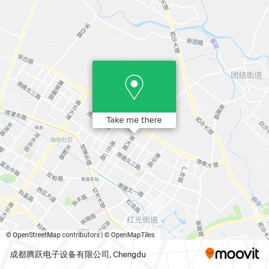 成都腾跃电子设备有限公司 map