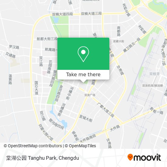 棠湖公园 Tanghu Park map