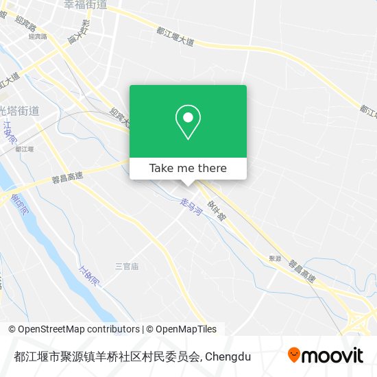 都江堰市聚源镇羊桥社区村民委员会 map