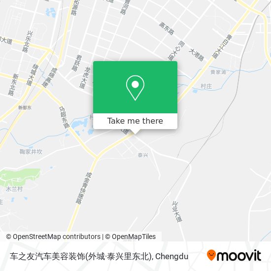车之友汽车美容装饰(外城·泰兴里东北) map