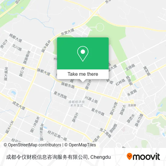 成都令仪财税信息咨询服务有限公司 map