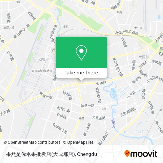 果然是你水果批发店(大成郡店) map