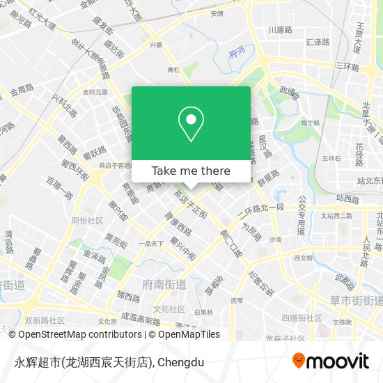 永辉超市(龙湖西宸天街店) map
