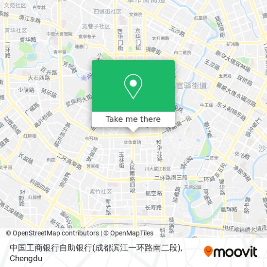 中国工商银行自助银行(成都滨江一环路南二段) map