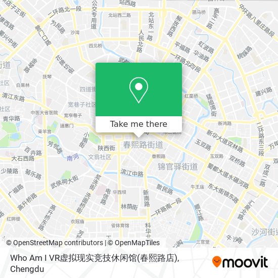 Who Am I VR虚拟现实竞技休闲馆(春熙路店) map