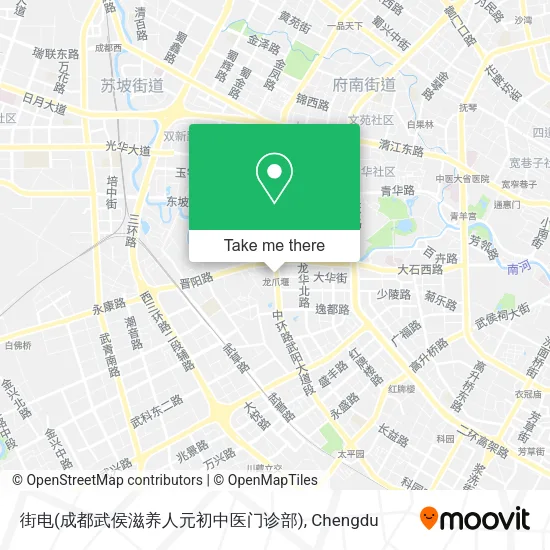 街电(成都武侯滋养人元初中医门诊部) map