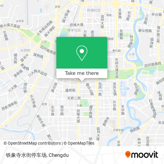 铁象寺水街停车场 map