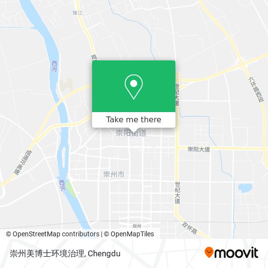 崇州美博士环境治理 map