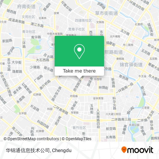 华锦通信息技术公司 map