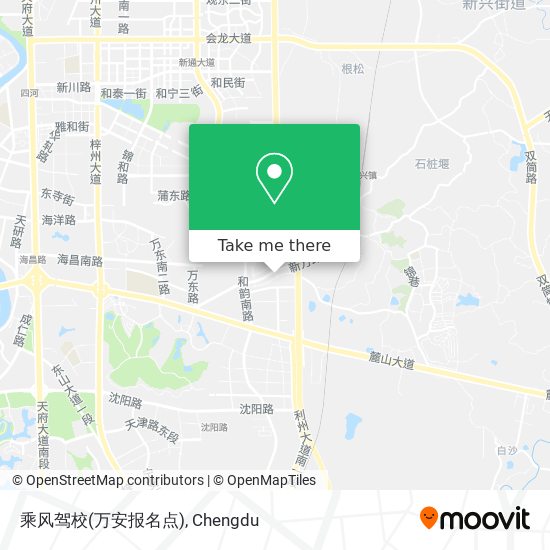 乘风驾校(万安报名点) map