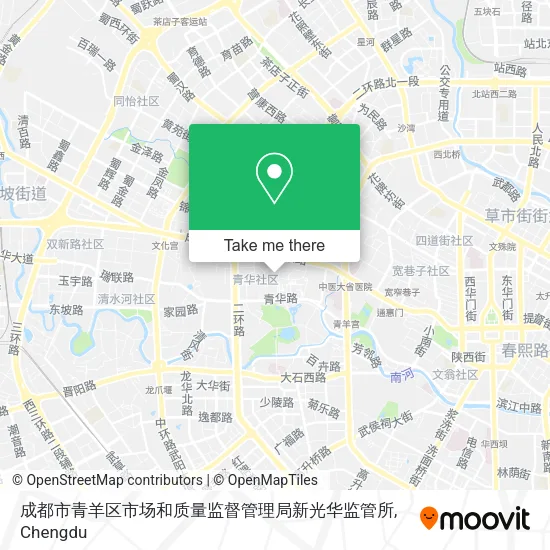 成都市青羊区市场和质量监督管理局新光华监管所 map