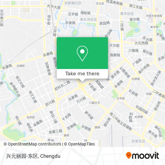 兴元丽园-东区 map