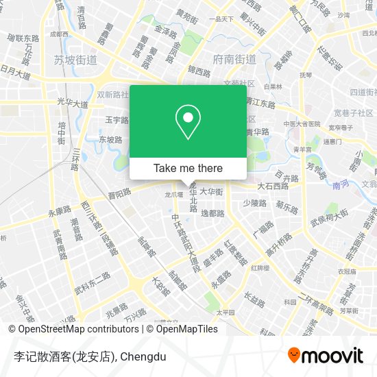李记散酒客(龙安店) map