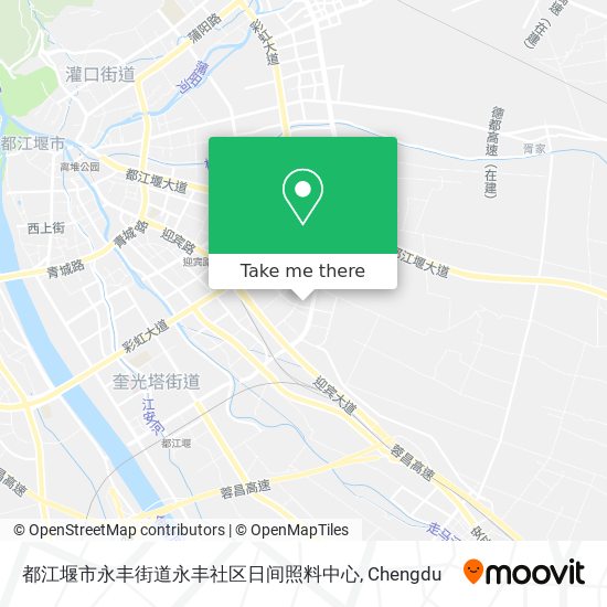 都江堰市永丰街道永丰社区日间照料中心 map