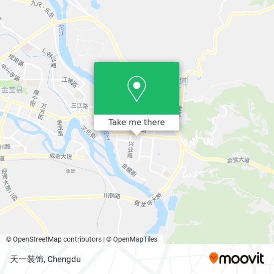天一装饰 map