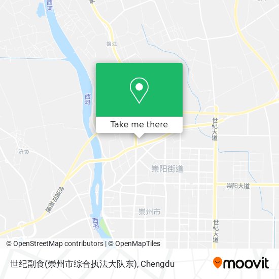 世纪副食(崇州市综合执法大队东) map