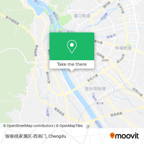 猕猴桃家属区-西南门 map