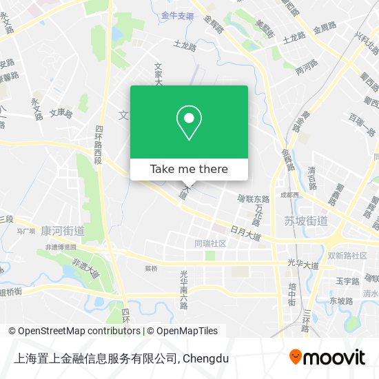 上海置上金融信息服务有限公司 map
