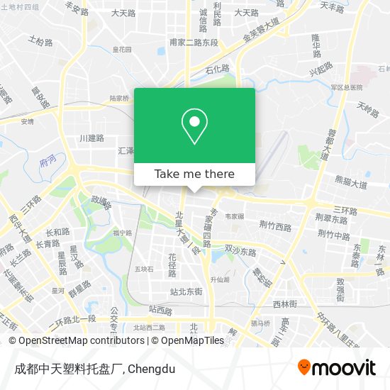 成都中天塑料托盘厂 map