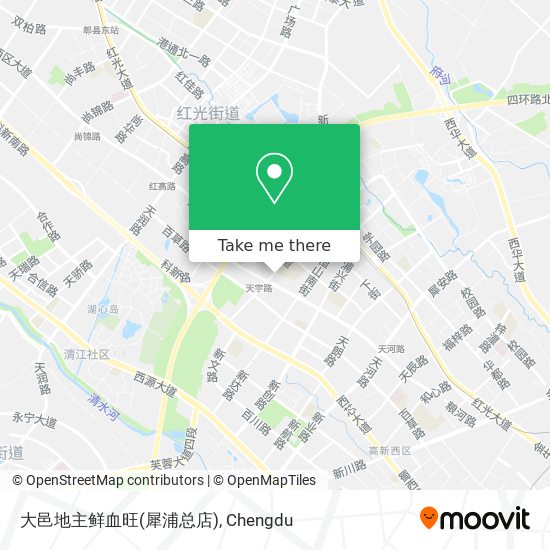 大邑地主鲜血旺(犀浦总店) map