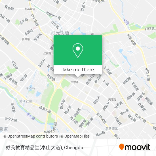 戴氏教育精品堂(泰山大道) map