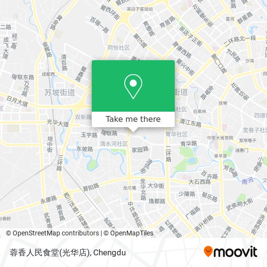 蓉香人民食堂(光华店) map