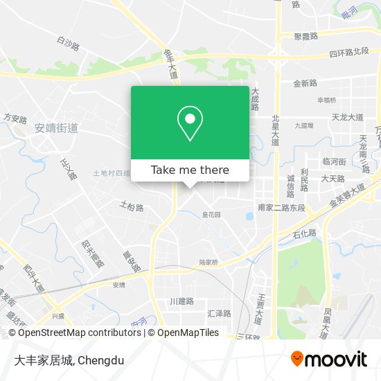 大丰家居城 map