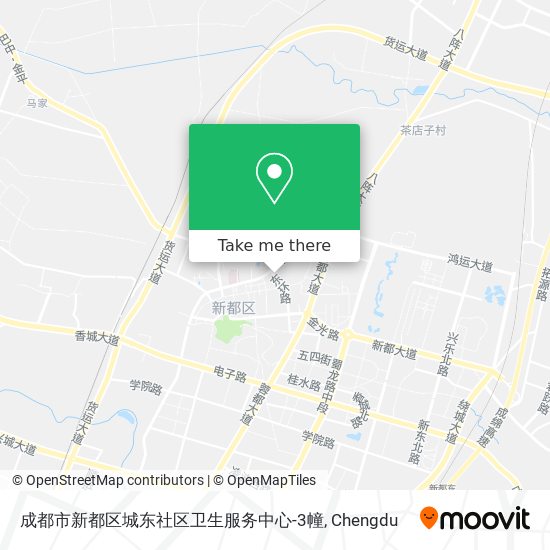 成都市新都区城东社区卫生服务中心-3幢 map
