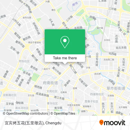 宜宾烤五花(五里墩店) map