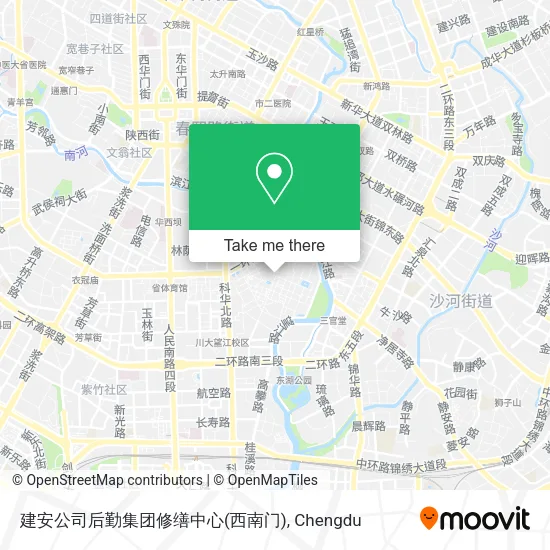 建安公司后勤集团修缮中心(西南门) map