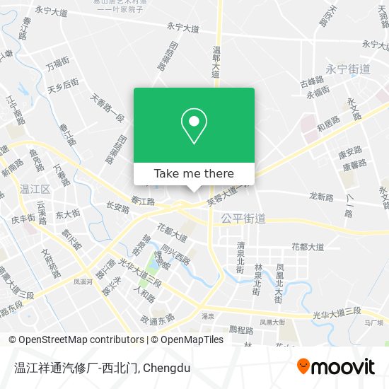 温江祥通汽修厂-西北门 map