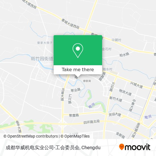 成都华威机电实业公司-工会委员会 map