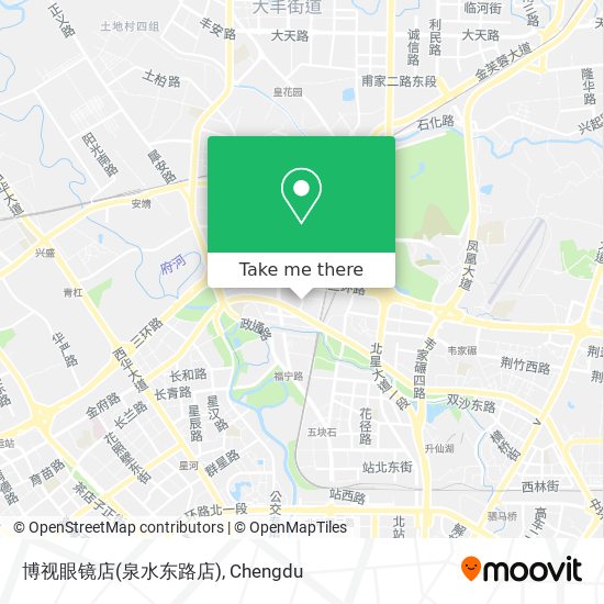 博视眼镜店(泉水东路店) map