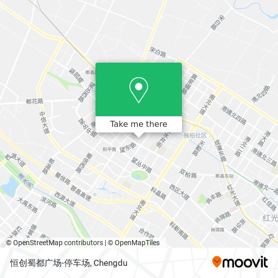 恒创蜀都广场-停车场 map