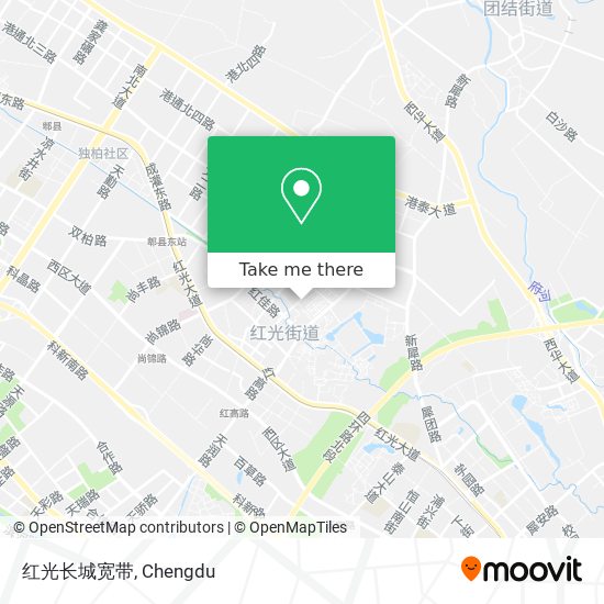 红光长城宽带 map