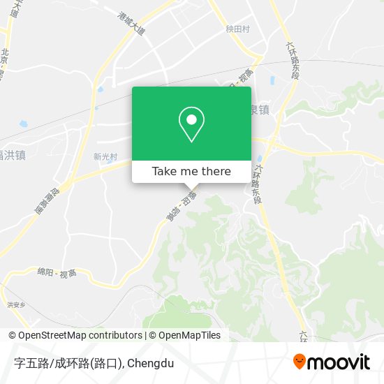 字五路/成环路(路口) map