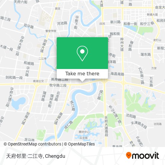 天府邻里·二江寺 map