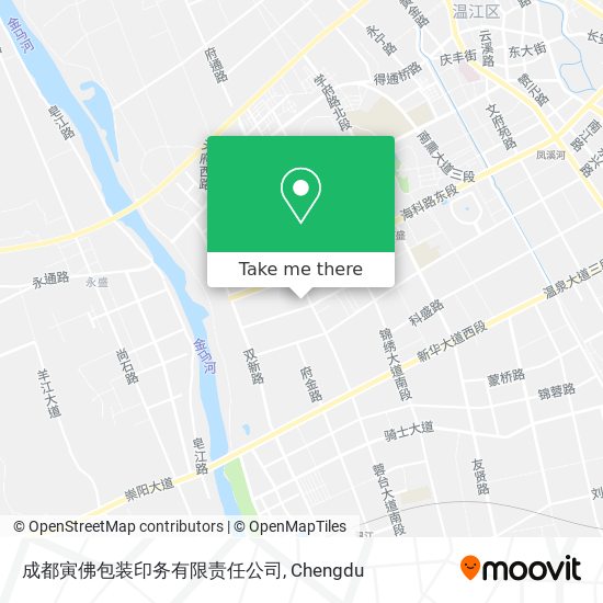 成都寅佛包装印务有限责任公司 map